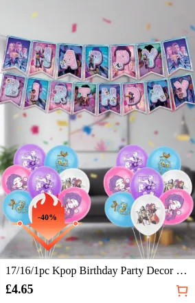17/16/1pc Kpop Birthday Party...