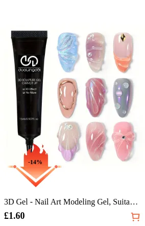 3D Gel - Nail Art Modeling Gel...