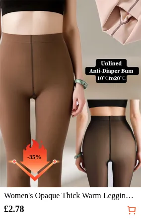 Women s Opaque Thick Warm Leggings...