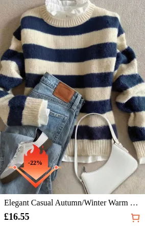 Elegant Casual Autumn/Winter Warm...
