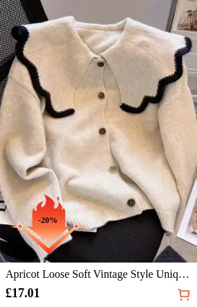 Apricot Loose Soft Vintage Style...