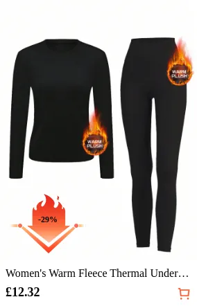 Women s Warm Fleece Thermal...