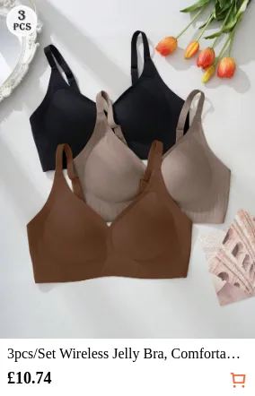 3pcs/Set Wireless Jelly Bra...