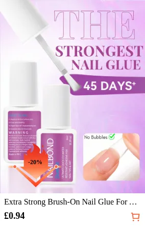Extra Strong Brush-On Nail Glue...