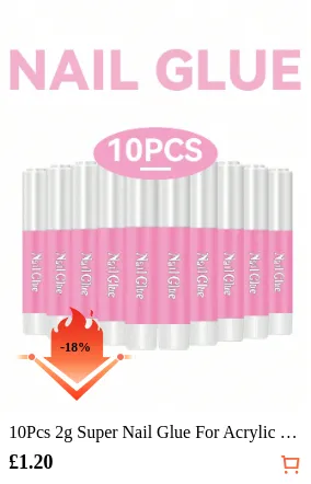 10Pcs 2g Super Nail Glue For...