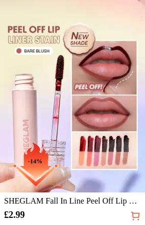 SHEGLAM Fall In Line Peel Off Lip...