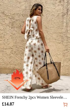 SHEIN Frenchy 2pcs Women...