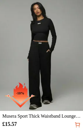 Musera Sport Thick Waistband Lounge Pants Vacation Airport Casual Active Padel Tennis Pickleball Fall Autumn Elegant