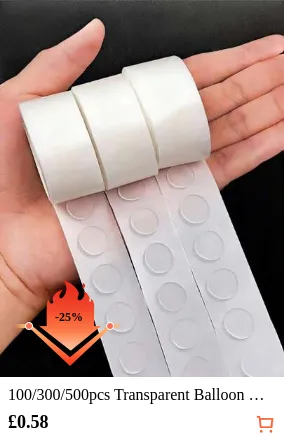 100/300/500pcs Transparent Balloon Glue Dots, Double-Sided Adhesive Dots For Balloons, Removable Ultra-Thin Sticker Dots, 100pcs Per Roll, Suitable For Wedding, Birthday Decoration, Arts & DIY Crafts, Party Supplies, Back To School Graduation