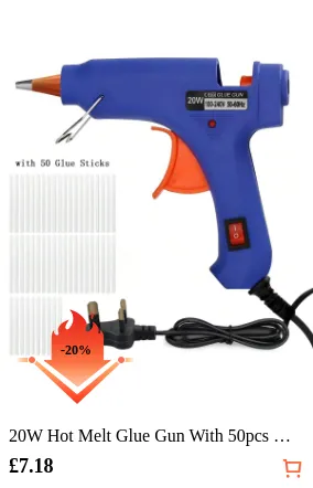 20W Hot Melt Glue Gun With 50pcs...