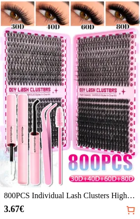 800PCS Individual Lash Clusters...