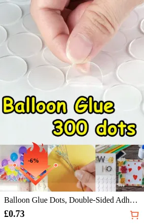 Balloon Glue Dots Double-Sided...