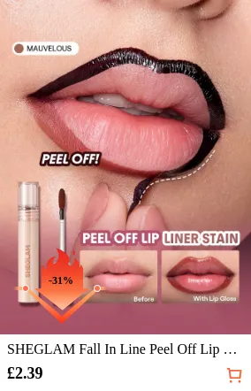 SHEGLAM Fall In Line Peel Off Lip...