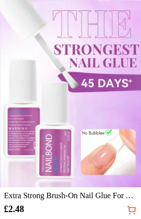 Extra Strong Brush-On Nail Glue...