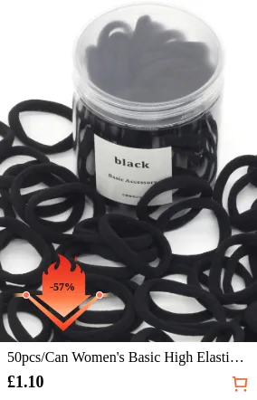 50pcs/Can Women s Basic High...