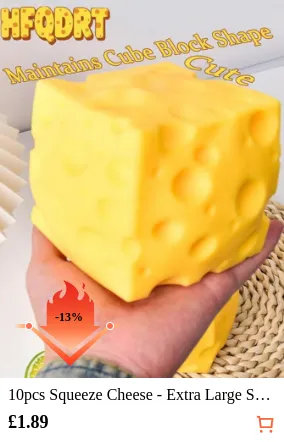 10pcs Squeeze Cheese - Extra Large...