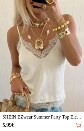 SHEIN EZwear Summer Party Top...