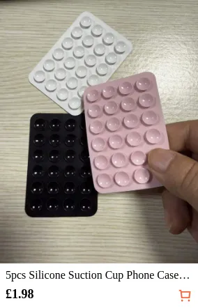5pcs Silicone Suction Cup Phone...