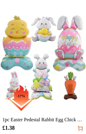 1pc Easter Pedestal Rabbit Egg...