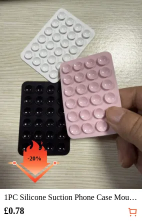 1PC Silicone Suction Phone Case...