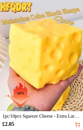 1pc/10pcs Squeeze Cheese - Extra...