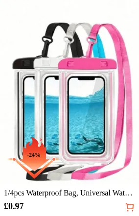 1/4pcs Waterproof Bag Universal...