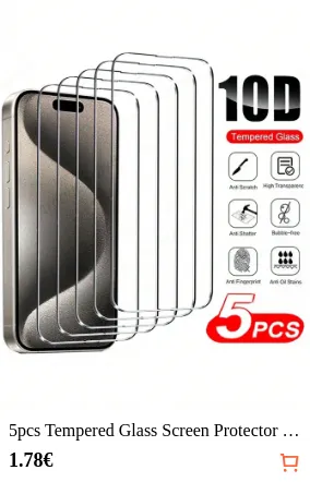 5pcs Tempered Glass Screen...