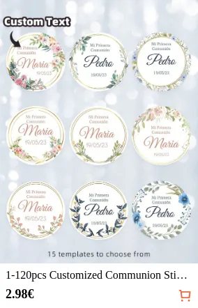 1-120pcs Customized Communion...