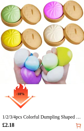 1/2/3/4pcs Colorful Dumpling...