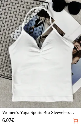 Women s Yoga Sports Bra Sleeveless...