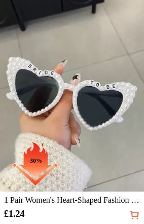 1 Pair Women s Heart-Shaped...