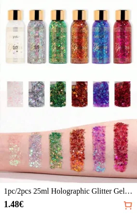 1pc/2pcs 25ml Holographic Glitter...