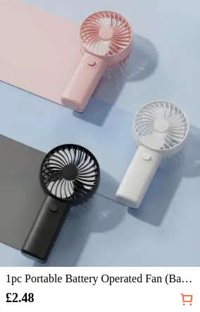 1pc Portable Battery Operated Fan ...
