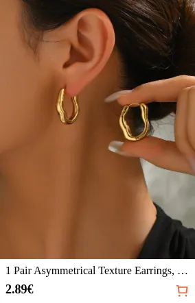 1 Pair Asymmetrical Texture...