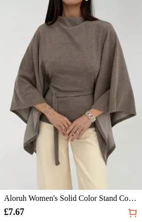 Aloruh Women s Solid Color Stand...