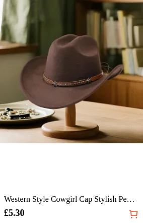 Western Style Cowgirl Cap Stylish...
