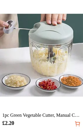 1pc Green Vegetable Cutter Manual...