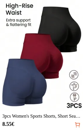 3pcs Women s Sports Shorts Short...