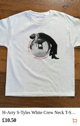 H-Arry S-Tyles White Crew Neck T...