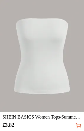 SHEIN BASICS Women Tops/SummerOff...