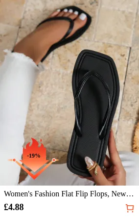 Women s Fashion Flat Flip Flops...