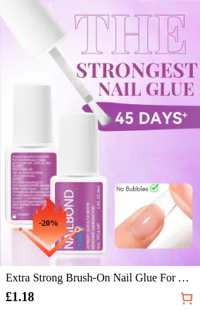 Extra Strong Brush-On Nail Glue...