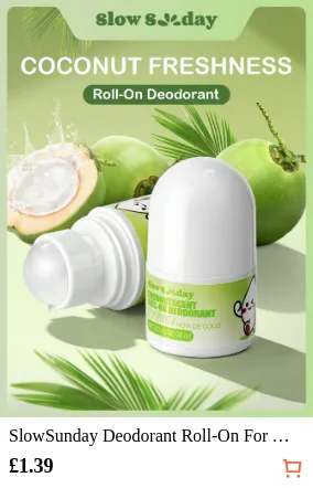 SlowSunday Deodorant Roll-On For...