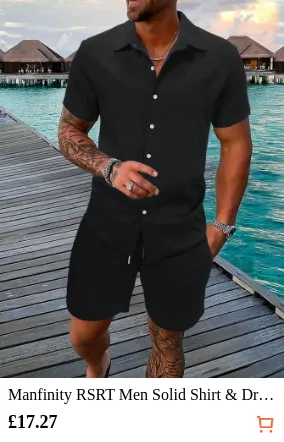 Manfinity RSRT Men Solid Shirt &...