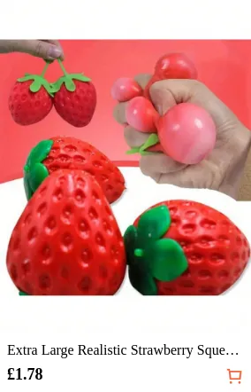 Extra Large Realistic Strawberry...
