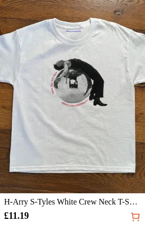 H-Arry S-Tyles White Crew Neck T...
