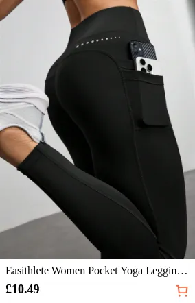 Easithlete Women Pocket Yoga...