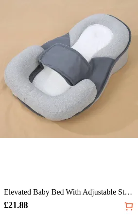 Elevated Baby Bed With Adjustable...