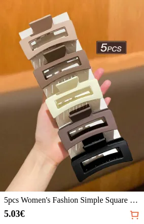 5pcs Women s Fashion Simple Square...