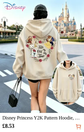 Disney Princess Y2K Pattern Hoodie...